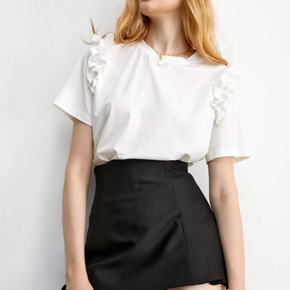 Mackenzie White Blouse size Xsmall